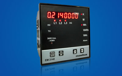 Power Monitoring Meters Manufacturers Multi Function Meter 2040 for Mining, Solar Power generation distribution, Oil & gas Industries, Chemical Inductries in India.